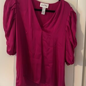Joseph Ribkoff Fuchsia Blouse